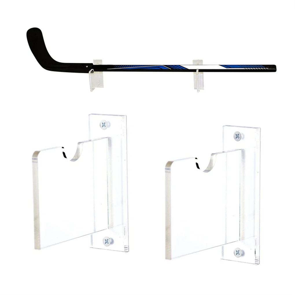 1 Набор стойка для клюшек хоккея акриловая полка хранения прочные держатели