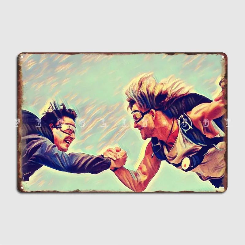 

Металлический постер с надписью «Point Break», клубный постер, украшение для дома, оловянный постер с надписью