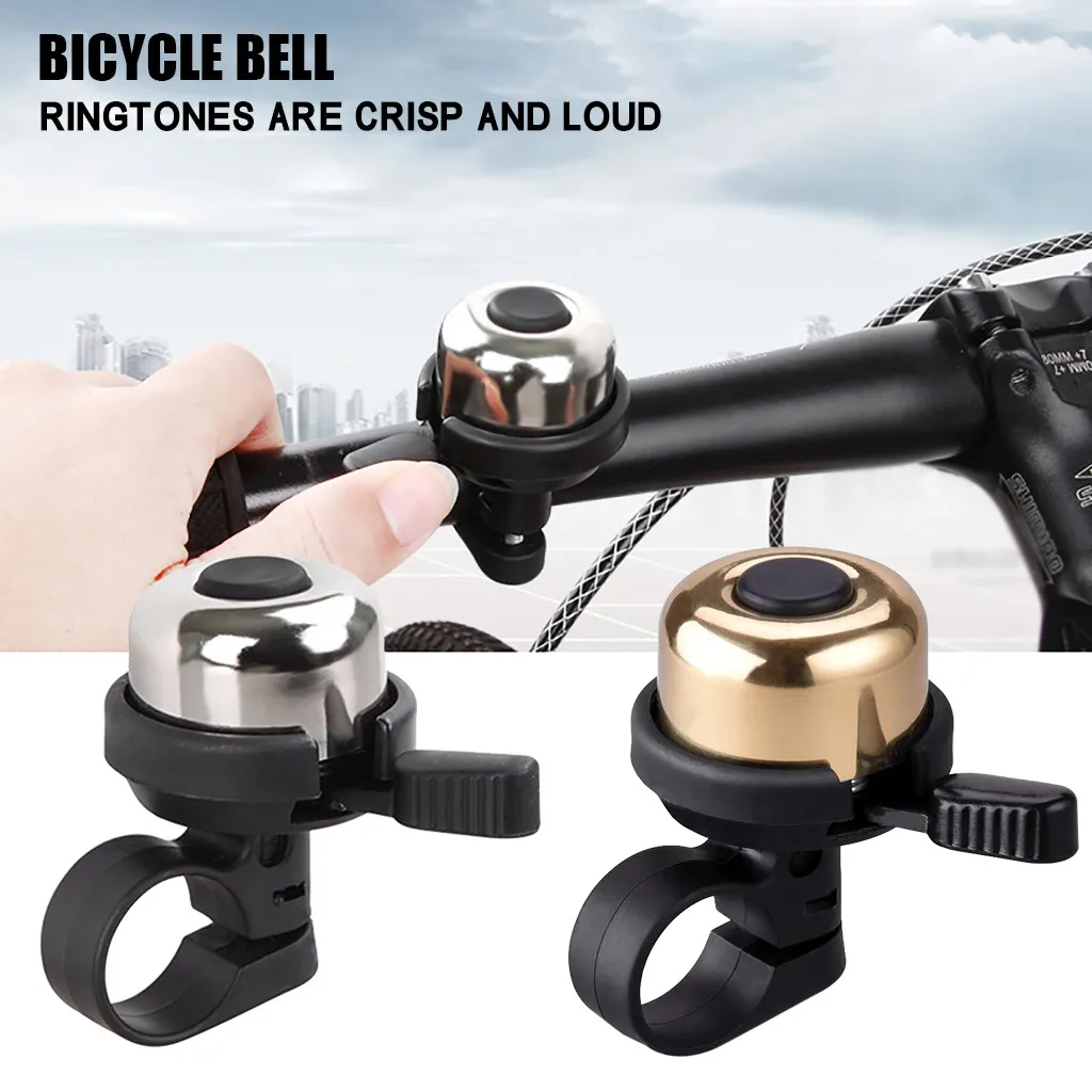Safety Cycling Bicycle Handlebar Metal Ring Bike Bell Horn Sound Alarm MTB Bicycle Accessory Outdoor Protective Bell Rings worthwhile bicycle bike bell mtb road bike speaker bell handlebar ring bell horn sound alarm outdoor bell cycling accessories