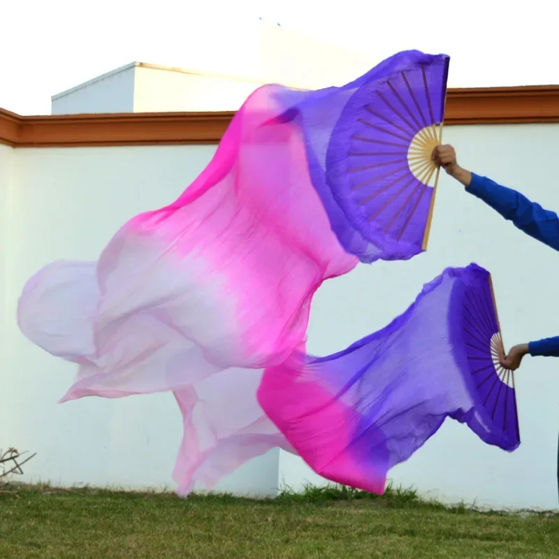 120 см/150 см/180 см вуаль из чистого шелка для танца живота китайская бамбуковая