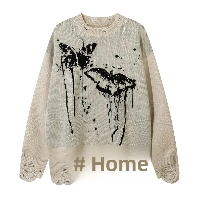 Tangshu модный 2024 осенний новый повседневный винтажный твидовый стильный свитер с