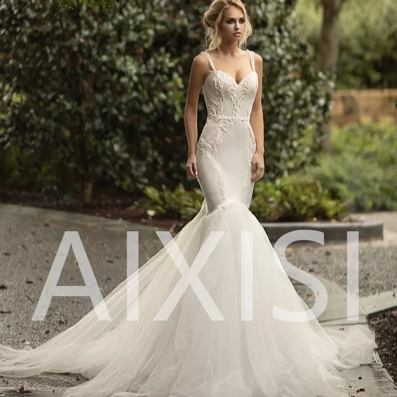 

Женское кружевное платье It's yiiya, белое платье без рукавов на тонких бретельках с открытой спиной на лето 2019