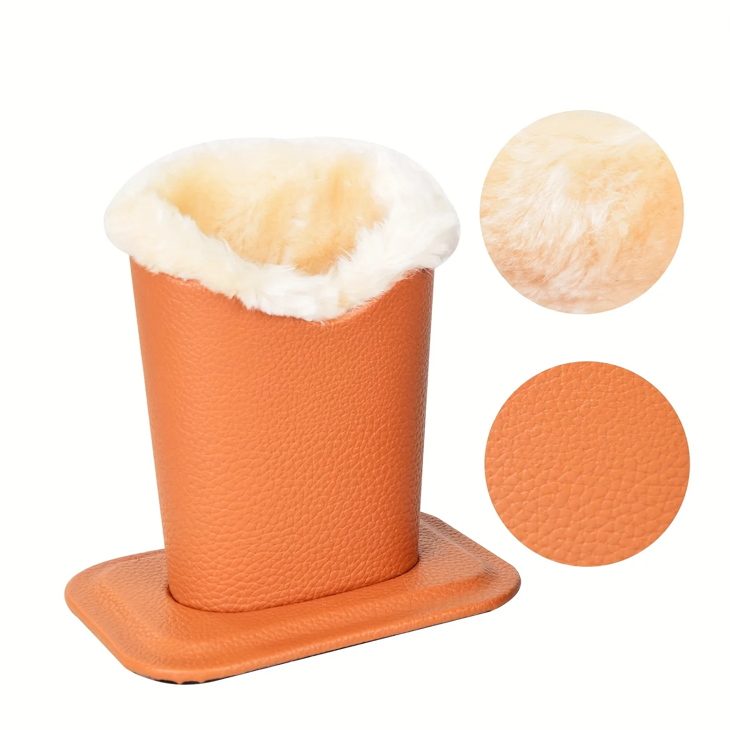 Стильный держатель для очков с тиснением личи — мягкая плюшевая подкладка