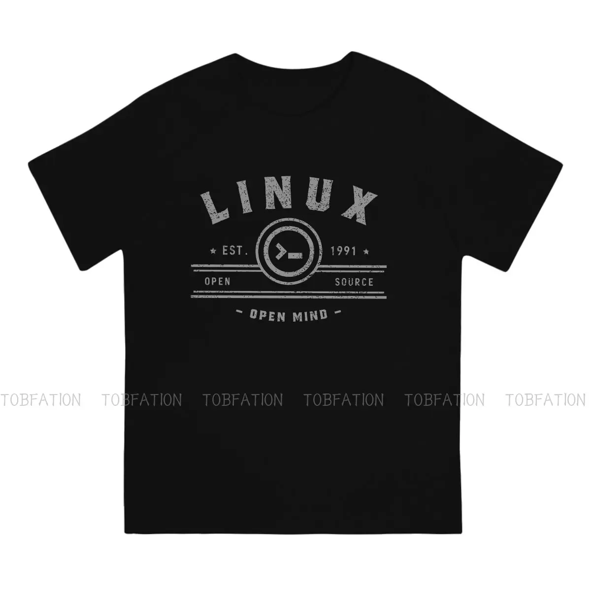Фото Эксклюзивная футболка Linux. Идеальны в качестве подарка, графическая футболка Linux, Linux, Minix, с принтом, Повседневная футболка, Мужская футболка №2