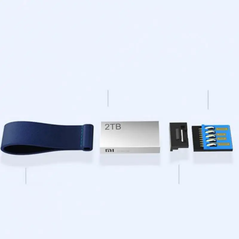 Original Xiaomi 2TB USB3.0 Flash Drive 1TB High Speed USB Stick Portable SSD 512GB Metal Pendrive U Disk USB Memories