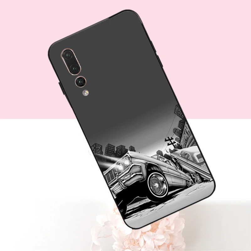 Чехол Lowrider Cars для Huawei Nova 12i 11i 8i 12s 9 10 SE Y90 Y60 Y70 Y72 Y61 Y91 P20 P30 P40 Lite P60 Pro