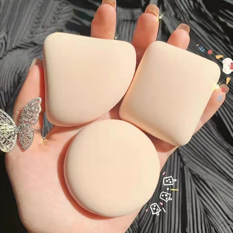 

1/3pcs Soft Cosmetics Puff Air-Cushion Concealer Foundation Powder Makeup Sponge Smooth Puff Beauty Tools Wet Dry Dual Use