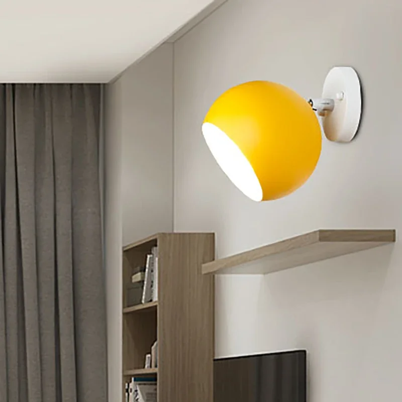 

Nordic Creative Wall Light Room Decor LED Personality Hanging Wall Lamps For/EyeProtection Reading/Bedroom/Bedside DecorLighting