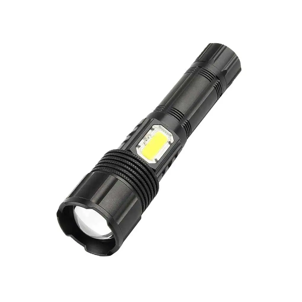 

Lantern High-Powerful Hand Adjustable Lamp Emergency LED Flashlight Zoomable USB Lighting Tool Fishing 2200mah battery