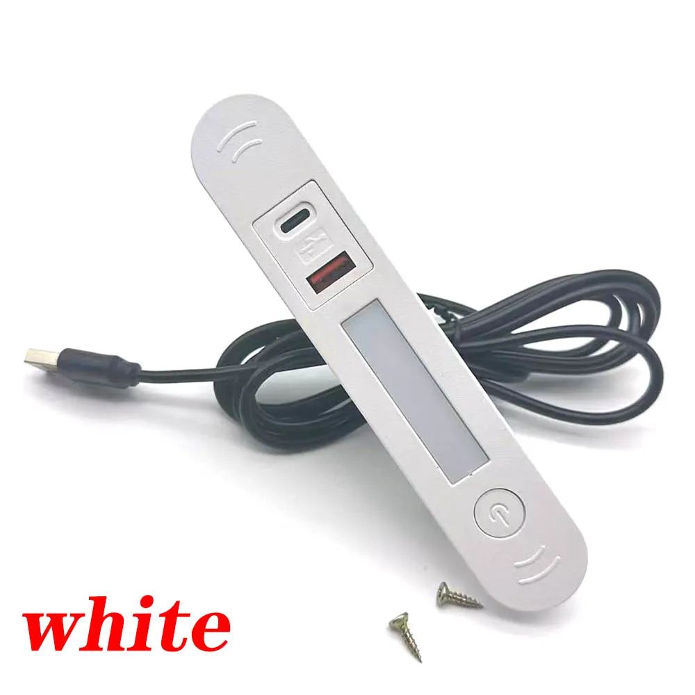 

Скрытая мульти-вилка Встроенная скрытая розетка 1 USB A и 1 Type-C с ночником Прикроватная тумбочка Встроенное зарядное устройство для мобильного телефона