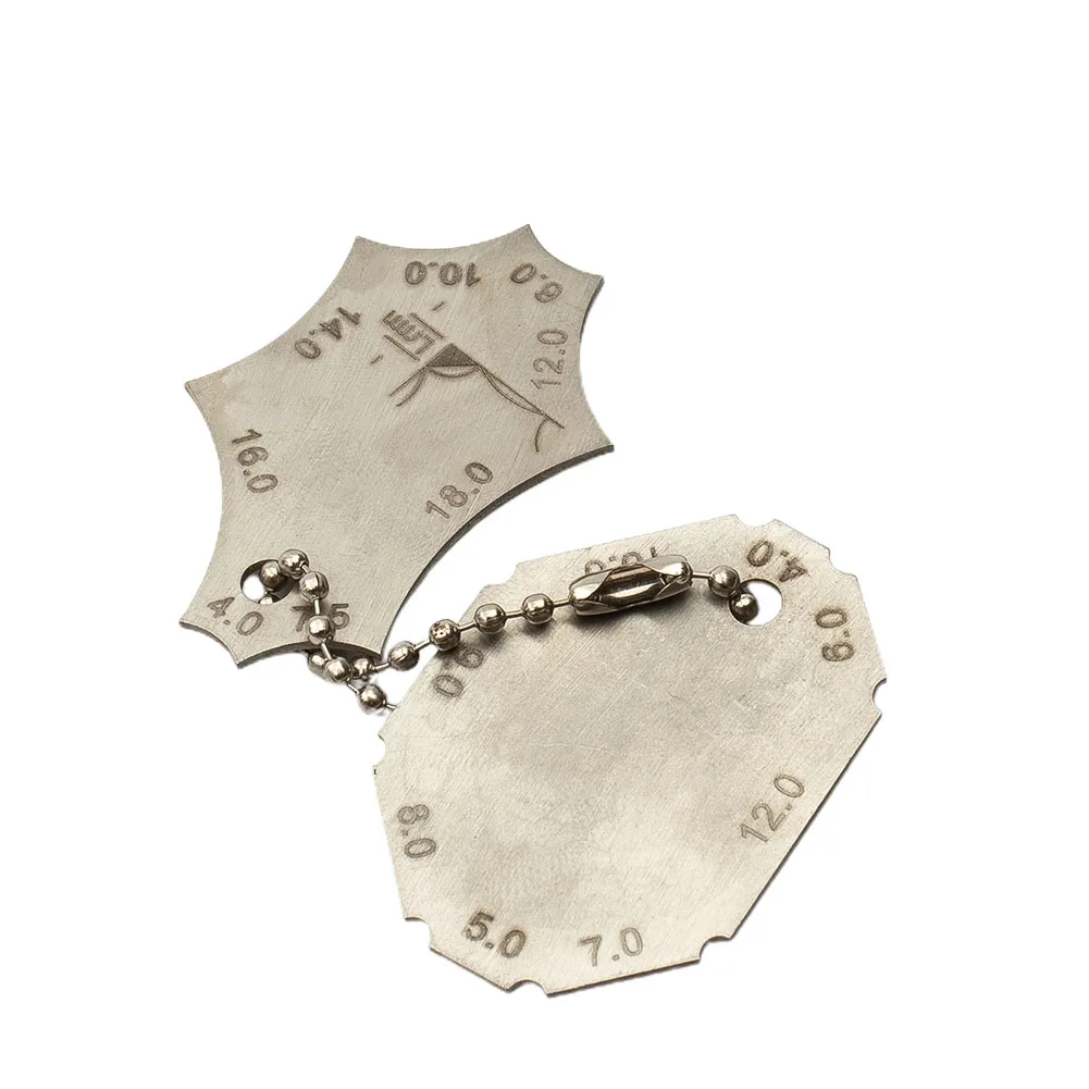 1 шт. сварочный шарнир двухсекционный калибр карманный 2-компонентная линейка для