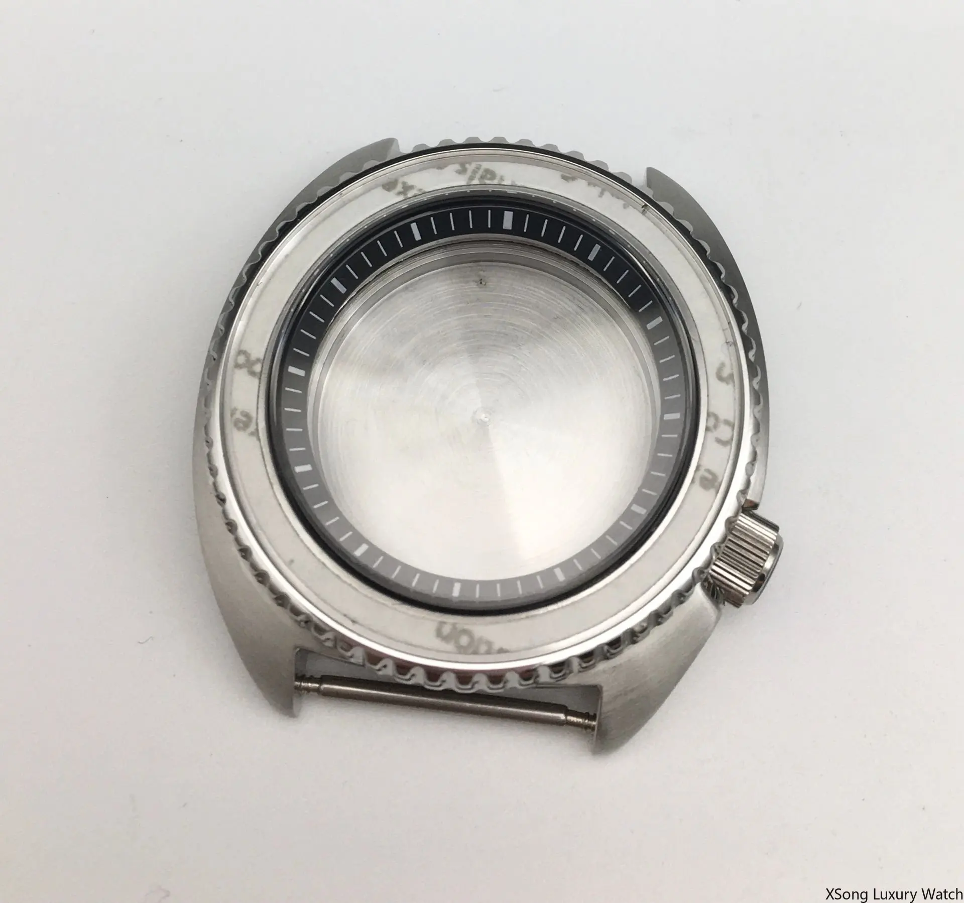 45mm cases Watch fine SKX007 Case Men's mechanical watch Stainless Steel Cases Parts Sapphire Glass Fit nh35a nh36a Movement