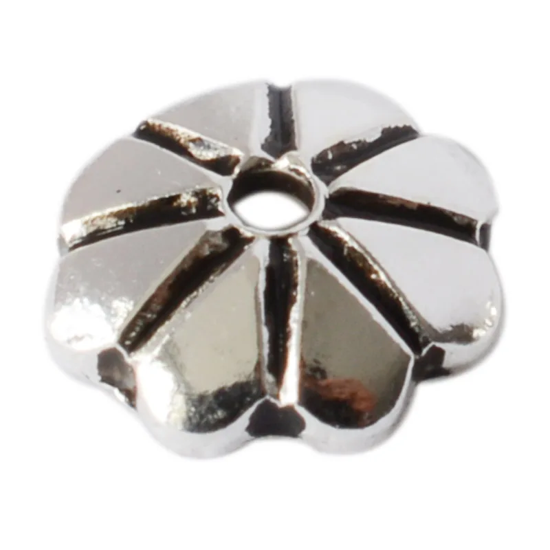 

1piece solid 925 sterling silver bead cap, spacer bead caps, jewelry diy silver findings/components PA355