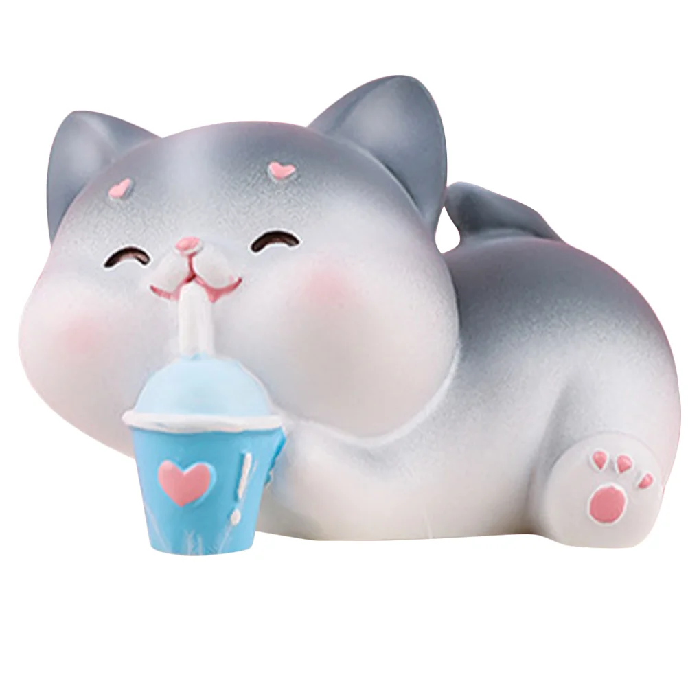 

Animal Cat Figure Miniature Resin Toys Mini Statue Figurines Decorationsculpture Garden Animals Figurine Cute Decor