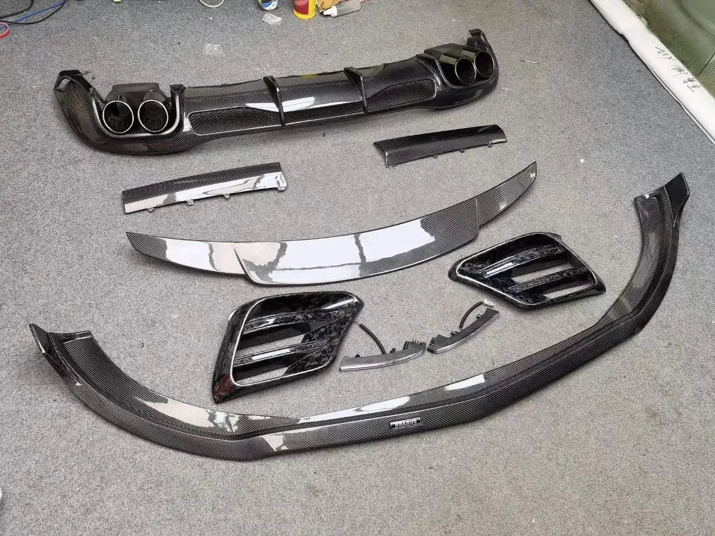 Лидер продаж углеродное волокно для Mercedes-Benz S-Class S450 S63 W223 21-22 комплект кузова Babo