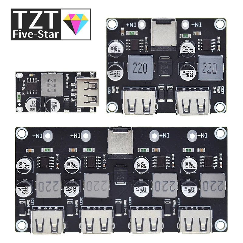 Преобразователь USB QC3.0/QC2.0/USB DC-DC