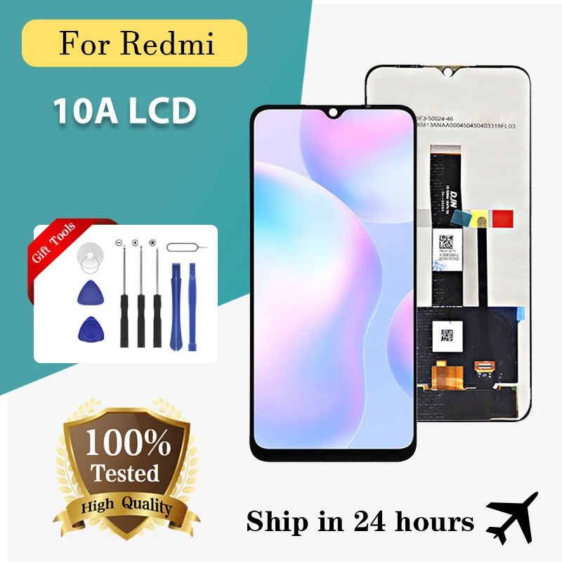 

Brand New 6.53 Inch 220233L2C Display For Xiaomi Redmi 10A Lcd Touch Screen Panel Digitizer Assembly Free Ship With Tools