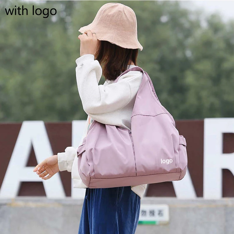 

New Fashion Travel Bag With Logo Large Capacity Dry And Wet Separation Outdoor Sports Fitness Bag Handbag Luggage Bag 4 Colors