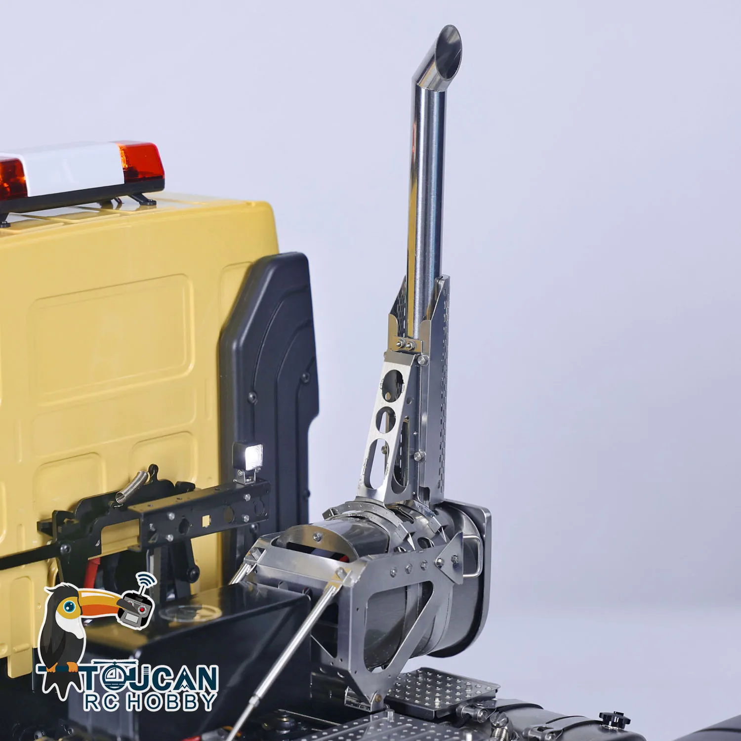 Акция LESU RC 1/14 Тракторный грузовик с низкой крышей 6x6 полным приводом RTR
