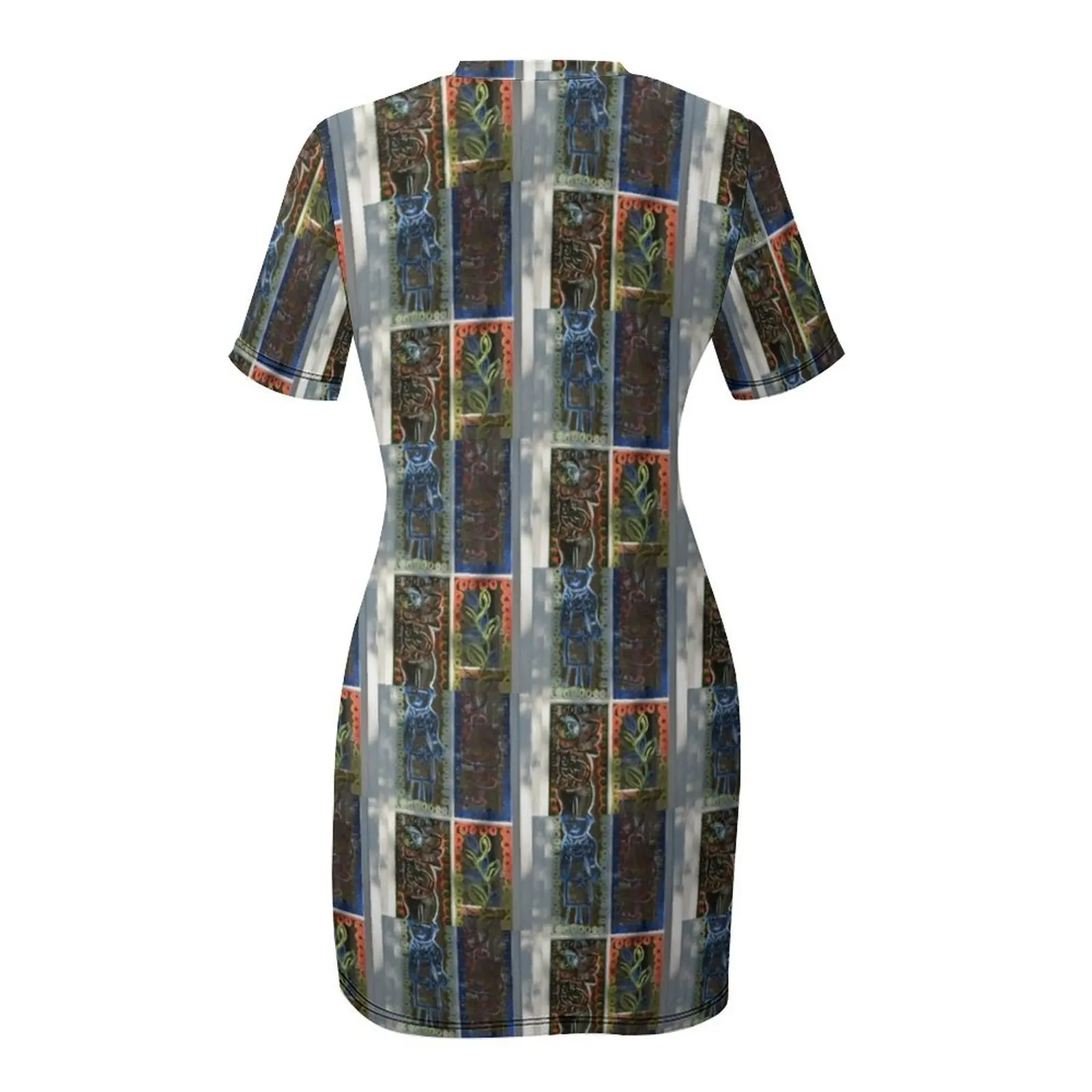 MIRKA MORA WINDOW Платье с короткими рукавами женское летнее платье 2025 Женское длинное