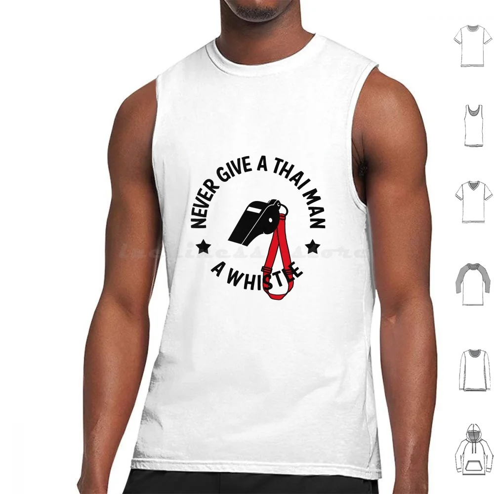 

Thai Whistles Tank Tops Vest Sleeveless Thailand Traffic Ghost Patrol Cars Funny Custom Designer Unique Designs Cool All Over
