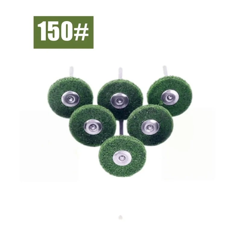 

6 шт., мини-кисть, абразивный круг, нейлоновое волокно, шлифовальная шлифовальная головка + 1 шт., 3 мм хвостовик, полировальный круг, инструменты для Dremel