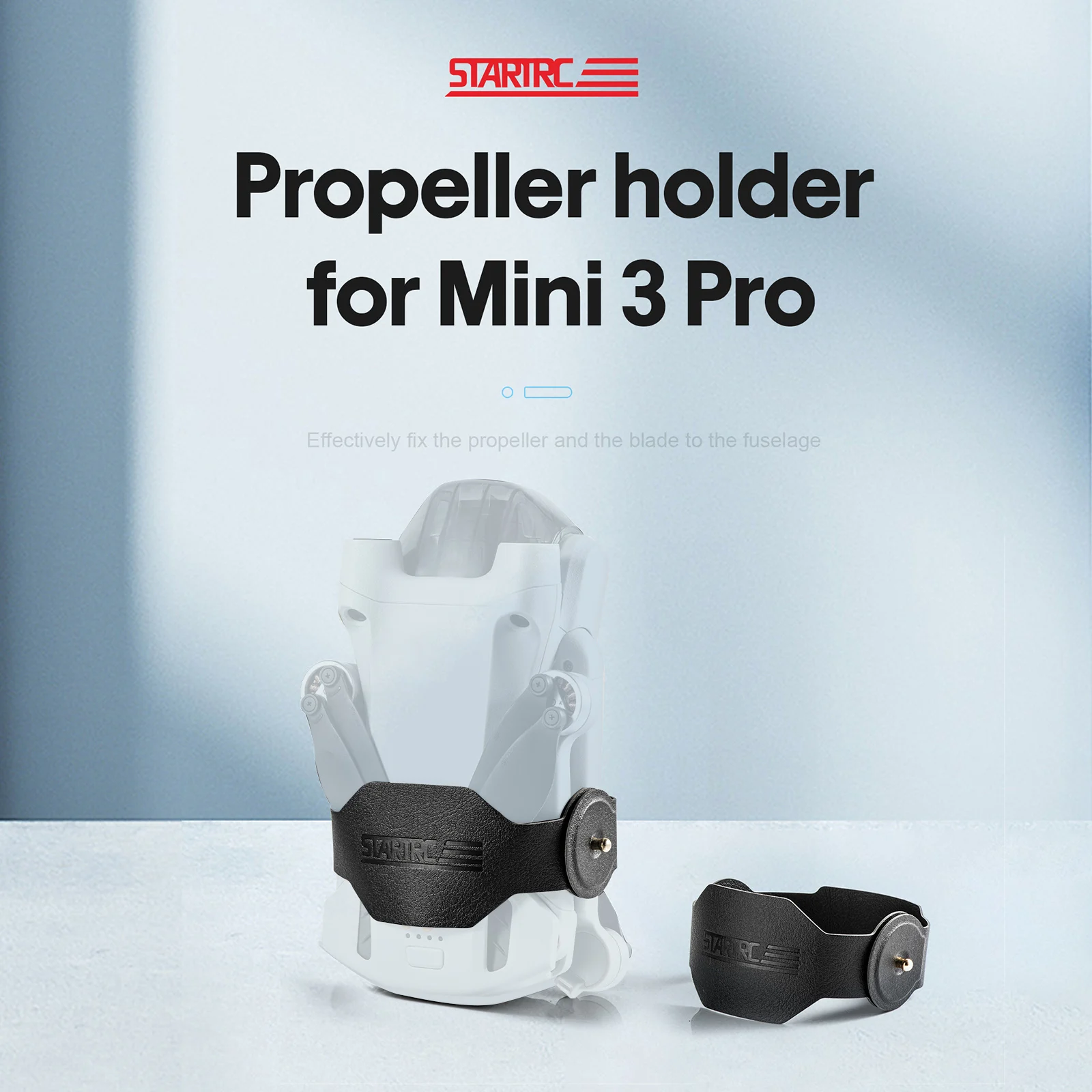 

Держатель пропеллера STARTRC для DJI Mini 3 PRO Лопасть Винта дрона фиксирующее черное защитное крепление