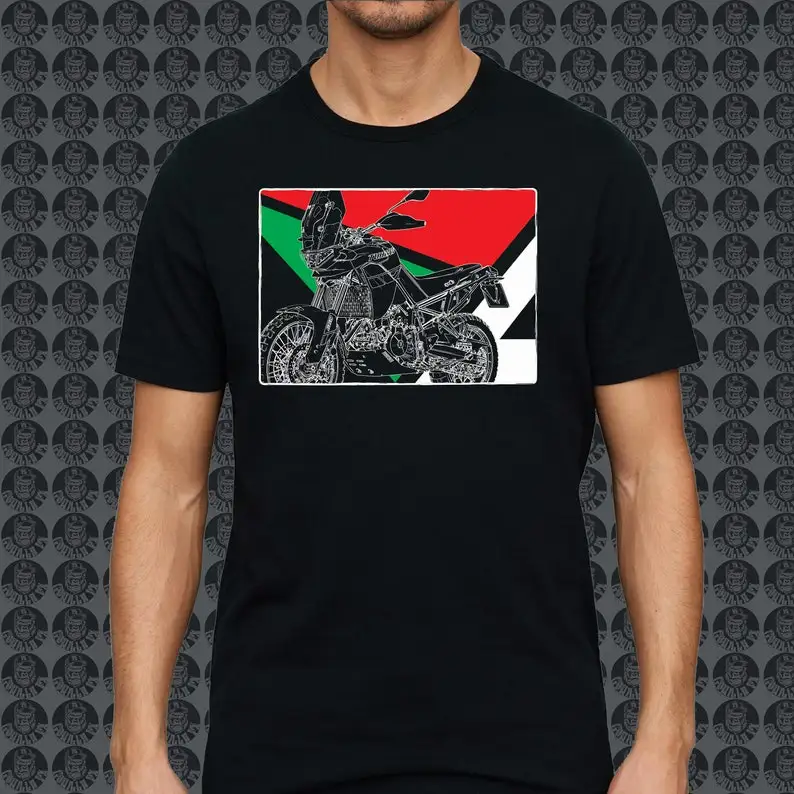 Aprilias Tuareg 660 Мотоцикл GorillaFX Графический стиль02 + Дизайнерская футболка с принтом