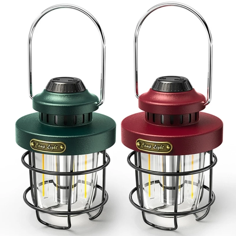 

Rechargeable Portable Lanterns Retro Lamp for Party Hanging Lantern Decor Garden