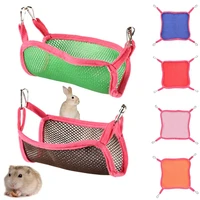 pet hamster hammock summer breathable mesh bed for chinchilla guinea rabbit samll pets swing toys kitten