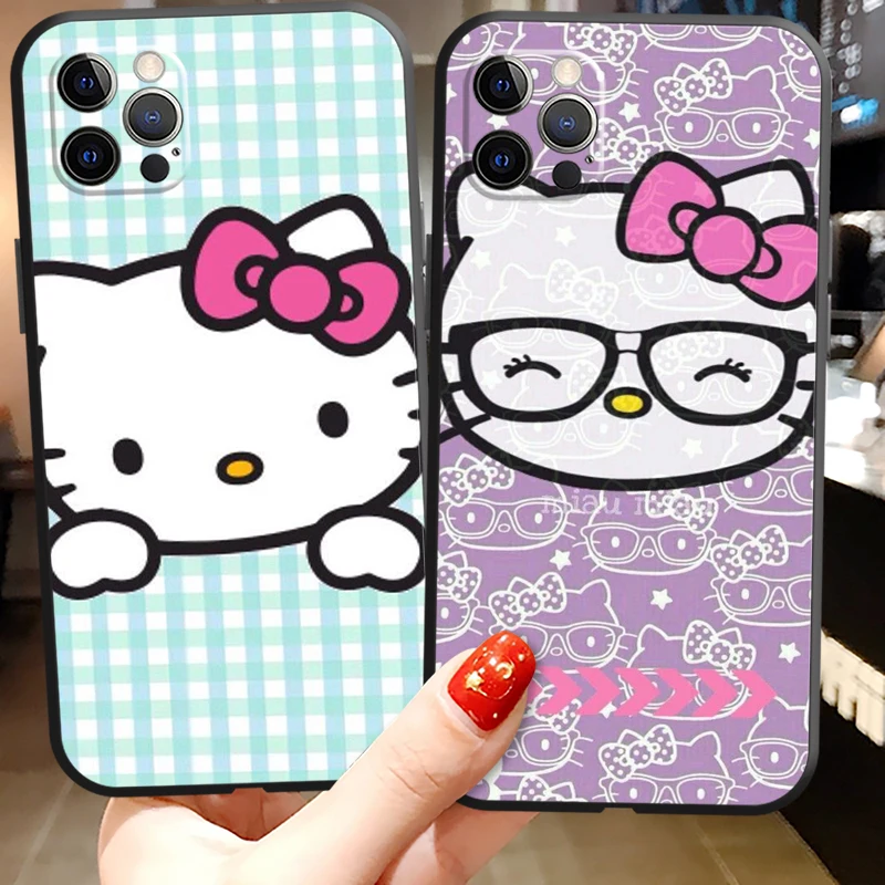 

Hello Kitty TAKARA TOMY Phone Cases For iPhone 11 12 Pro MAX 6S 7 8 Plus XS MAX 12 13 Mini X XR SE 2020 Cases Coque Funda