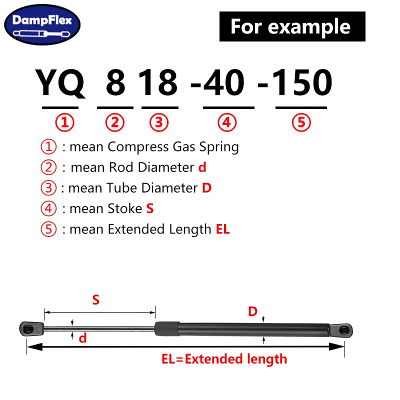 

1 шт. 400N/90LB 8X18 автомобильные газовые стойки пружинные амортизаторы подъемные опоры для хранения окон на колесах демпфер ТВ шкаф кемпер заднее окно крышка кровати