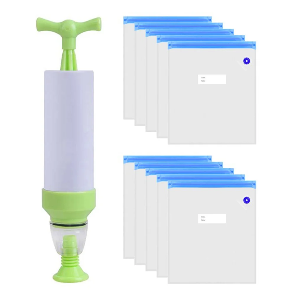 

10 Pcs Aspirator 3D Supplies Compression Bag Filament Vacuum Storage Reusable Sorting Bags Plastic Travel Pouch