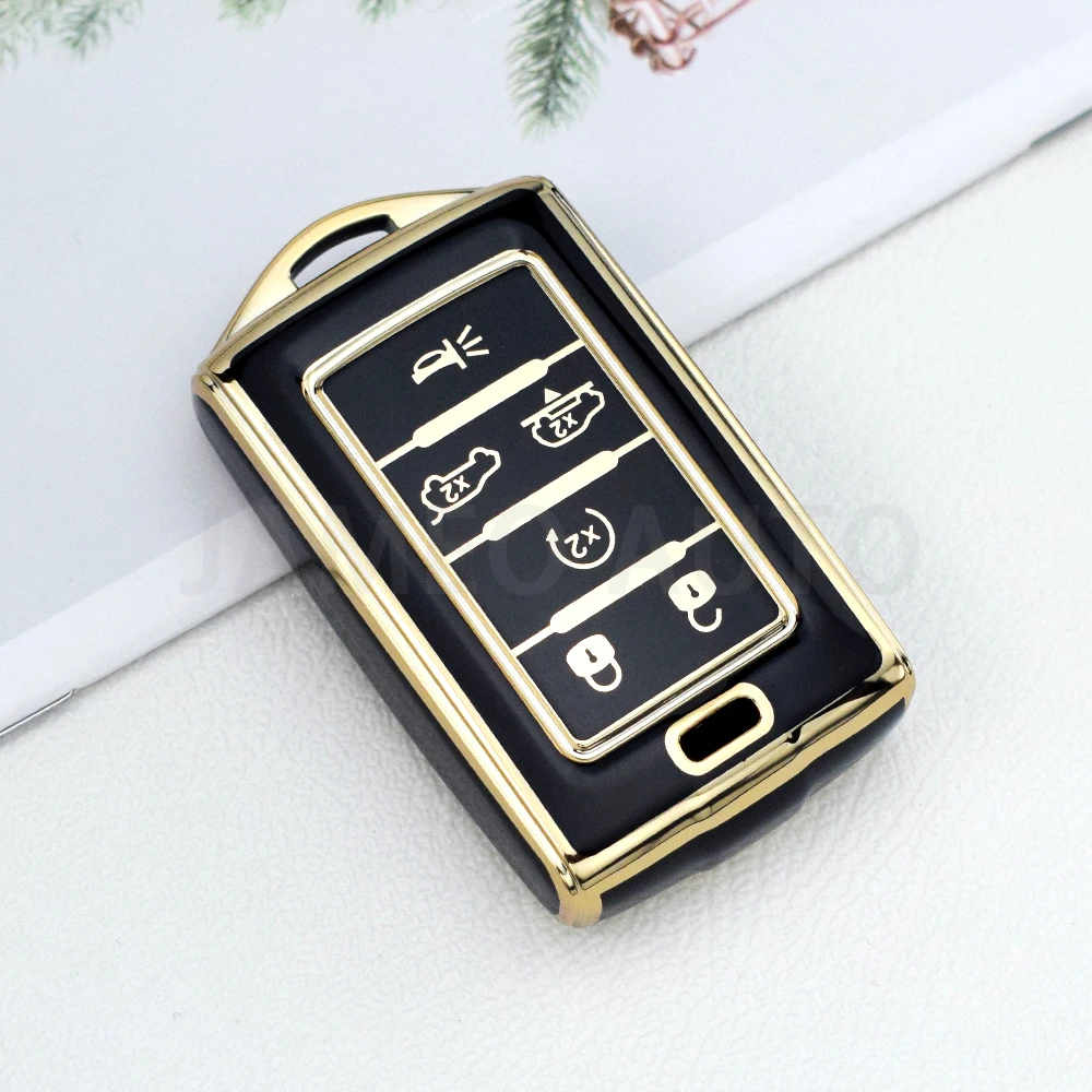 

Чехол для автомобильного ключа из ТПУ для Jeep Wagoneer 2021- 2022 для Grand Cherokee L 2020 2021 2022 2023, автомобильные аксессуары