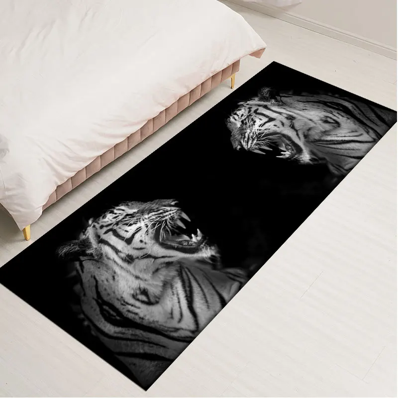 Современный кухонный коврик для входной двери в спальню тигровый фланелевый