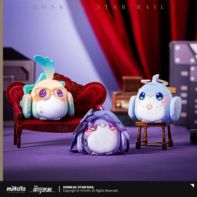 Фото Предпродажа Sunsyea Honkai Star Rail Официальный товар miHoYo Оригинальная подлинная серия JMDHYS Плюшевая кукла Брелок Авантюрин Борин №4