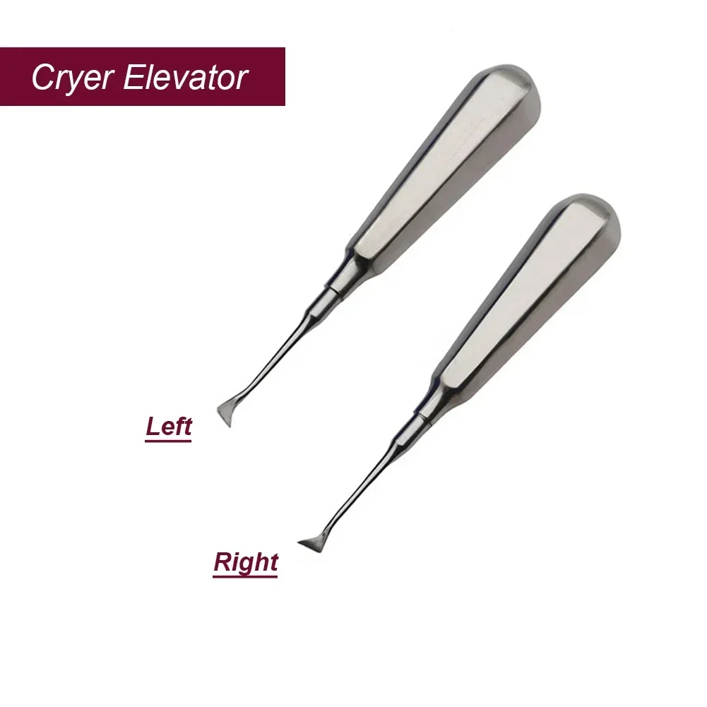 Фото 1 шт. лифт для стоматологии, удаление коронных инструментов, стоматологический материал из нержавеющей стали, прямой/изогнутый/криставной/дополнительный лифт №3