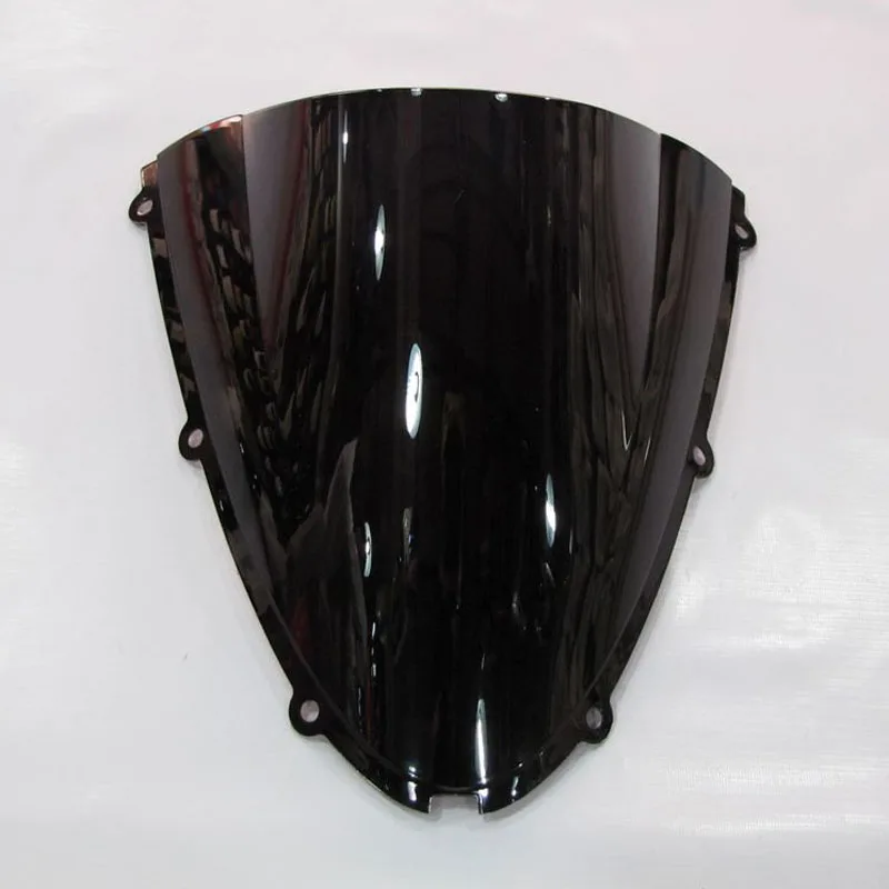 Фото 5-цветное лобовое стекло для Kawasaki NINJA ZX-6R 2005-2008/ZX-10R 2006-2007, ветровое стекло с двойным пузырьком, передние аксессуары для мотоциклов №1