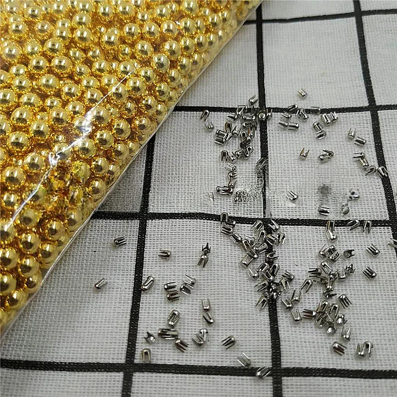 2 м 5 мм жемчужные аксессуары для одежды с четырьмя когтями без отверстий углами