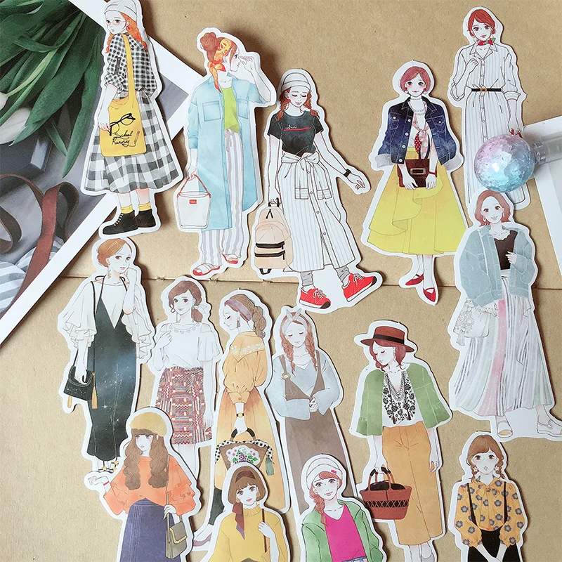 

Коллекция 113 года, милые модные наклейки для девушек, ТН-планировщика, Набор наклеек «сделай сам» для оформления страниц, чехол для телефона, водонепроницаемая палка