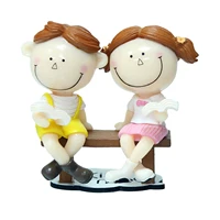 lovely couple car ornaments auto interior decoration cute cartoon couples full of alive creative car dashboard accessories