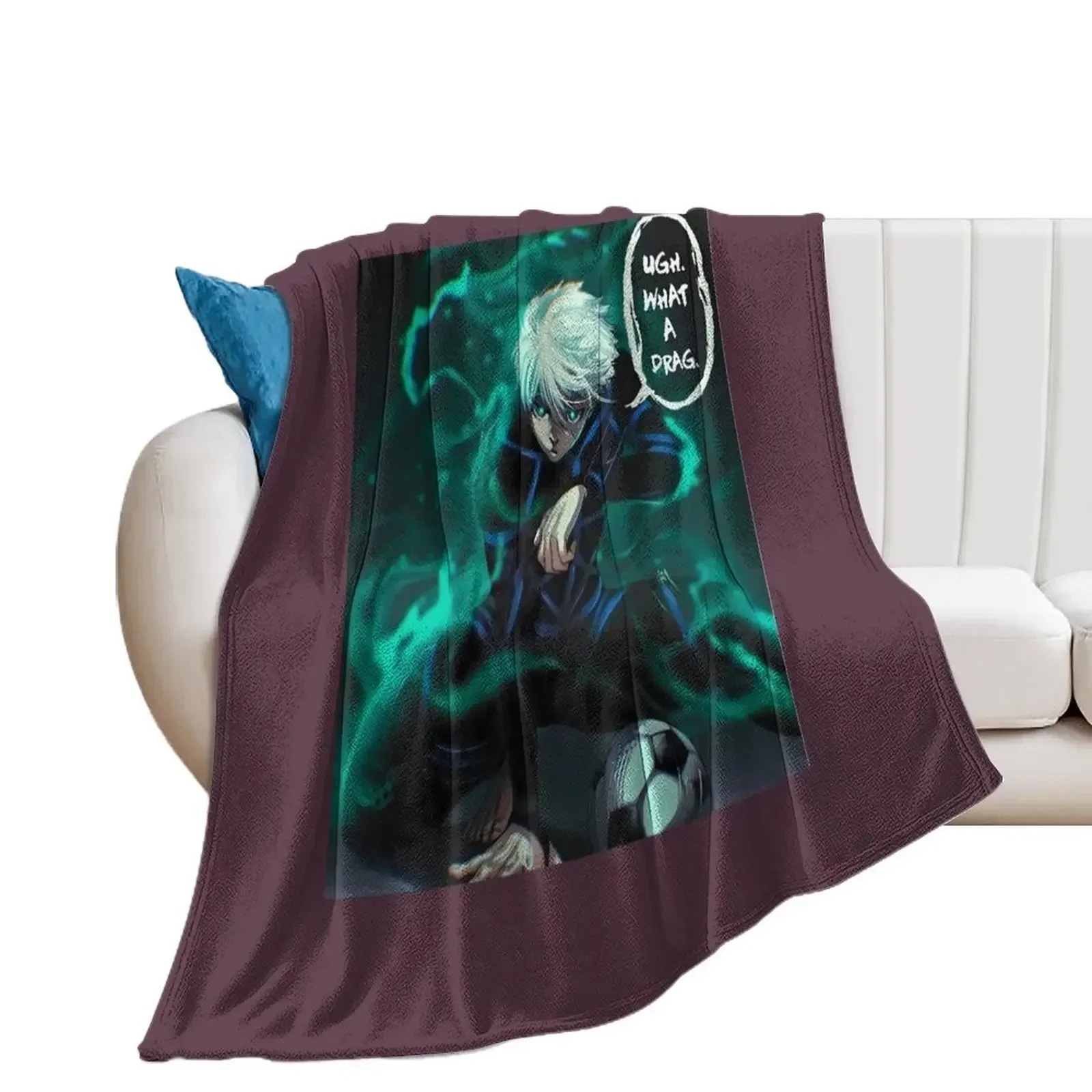 Одеяло с синим замком Nagi Seishiro 1 летнее термобелье для путешествий декоративные