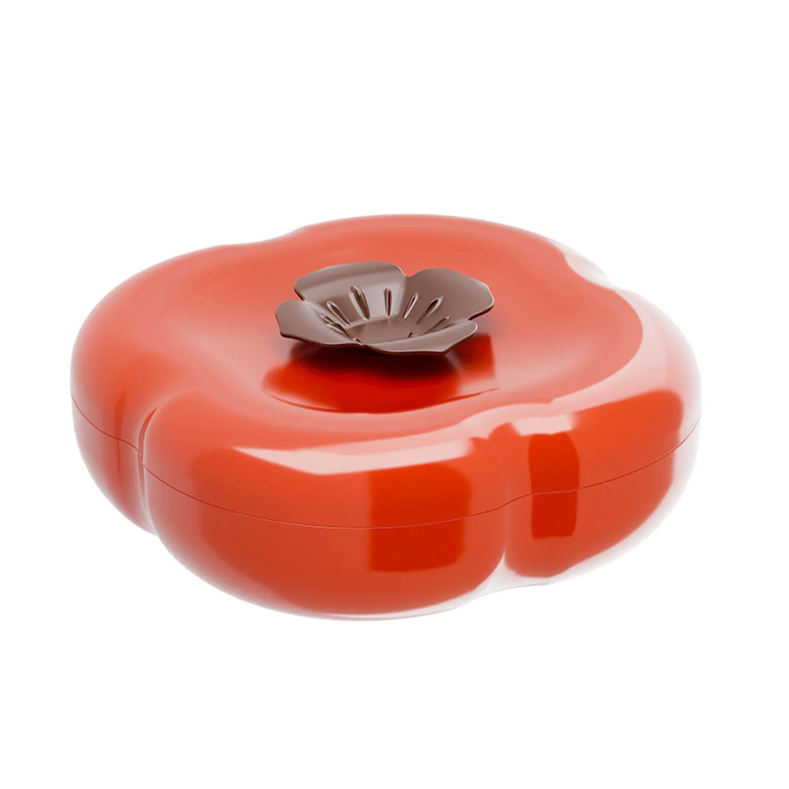 

Persimmon New Year Candy Boxes Easy to Clean Reusable Plate for Parties Picnics Daily Use