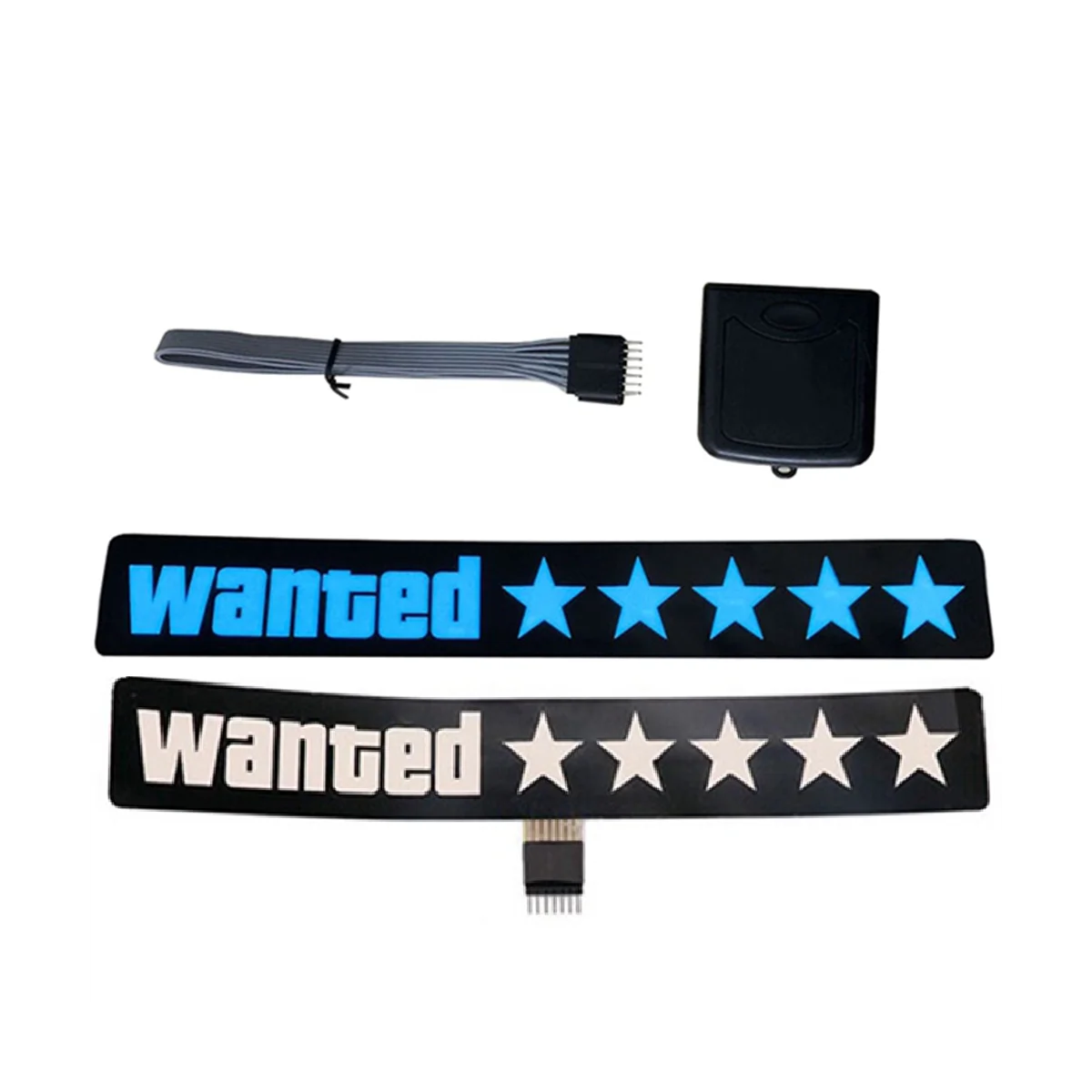 Электрический светящийся на лобовое стекло 5 звезд наклейки окна для JDM