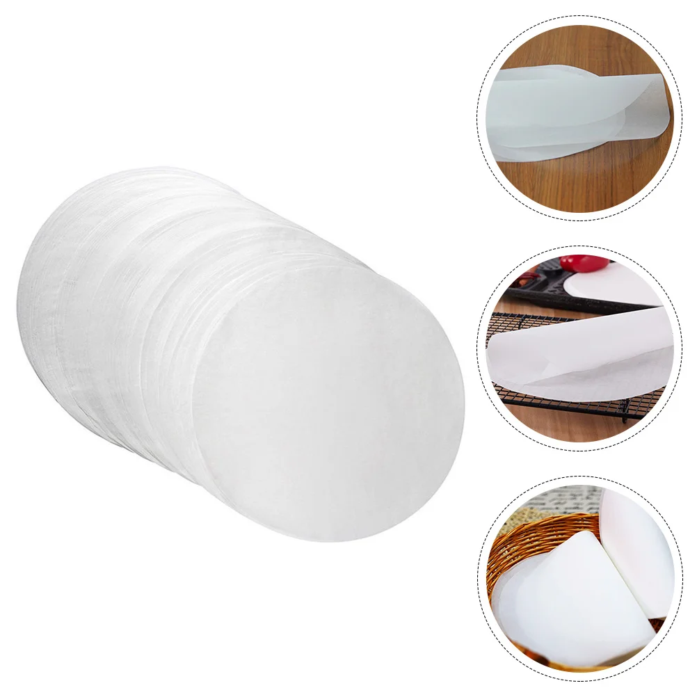 

500 Sheets Burger Fryer Grill Press Parchment Paper Rounds Parchment Paper for Frying Kitchen