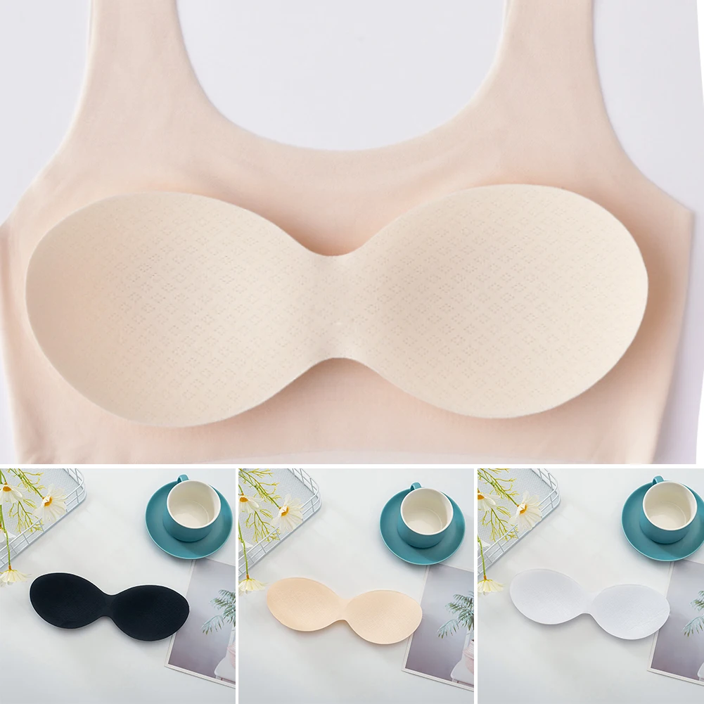 

Swimsuit Padding Inserts Women Clothes Accessories Foam Round Sponge Pads Chest Cups Breast Bra Bikini Inserts Chest Pad