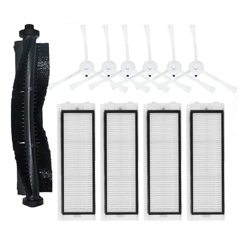 

Roller Brush Replace Main Side Brush Roller Hepa Filter Roller Brush For Qihoo 360 S5 / S7 Pro Robot Vacuum Cleaner Spare