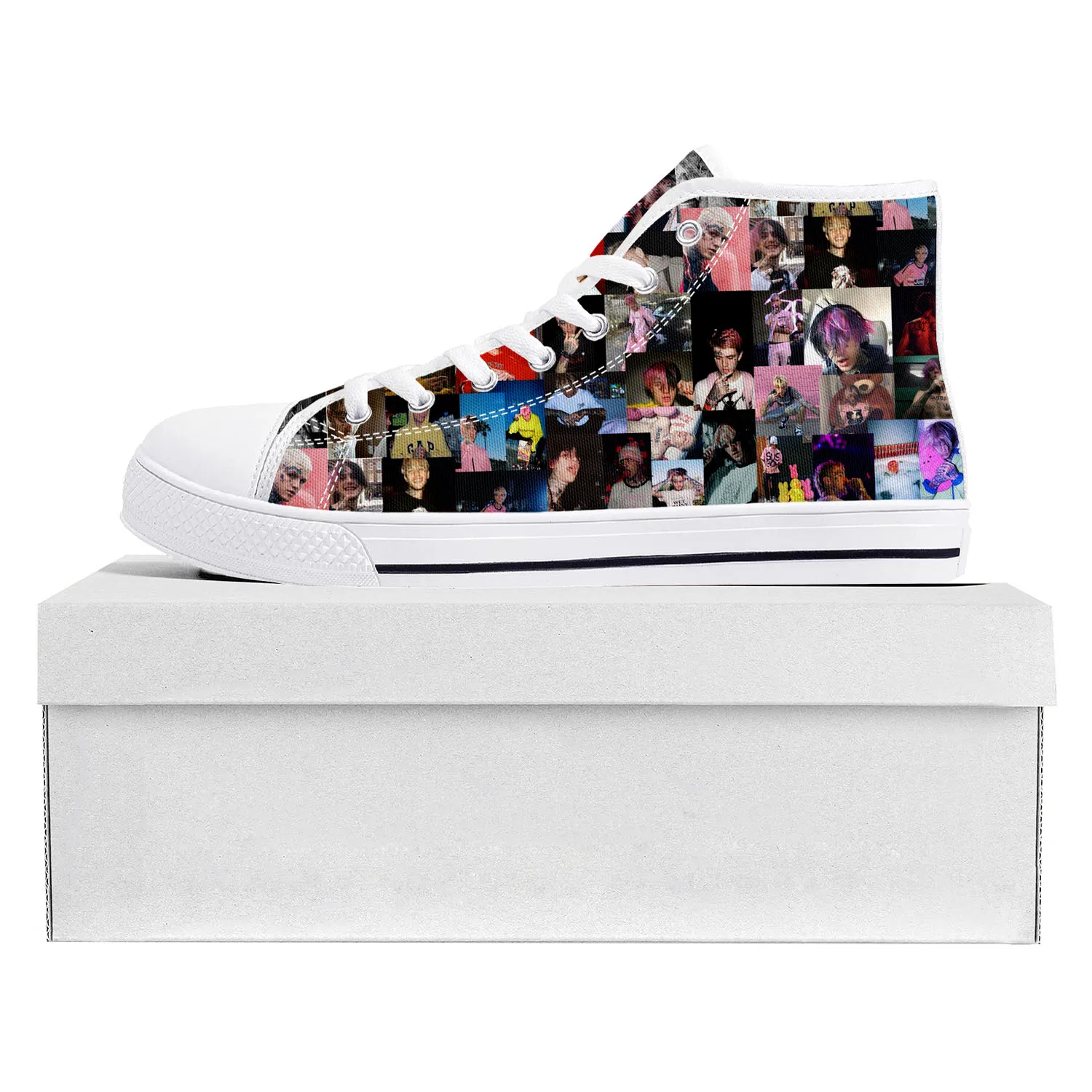 Hot Hip Hop Rapper Lil Peep High Top High Quality Sneakers Mens Womens Teenager Canvas Sneaker Casual Couple Shoes Custom Shoe
