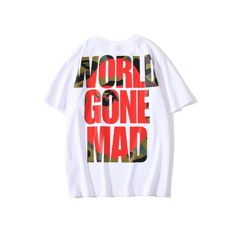 

Short Couples Luxury Alphabet Anime Oversized T-shirt Cotton Y2k High Street Men's Clothing Summer T-shirts Oversize Comic Kanye