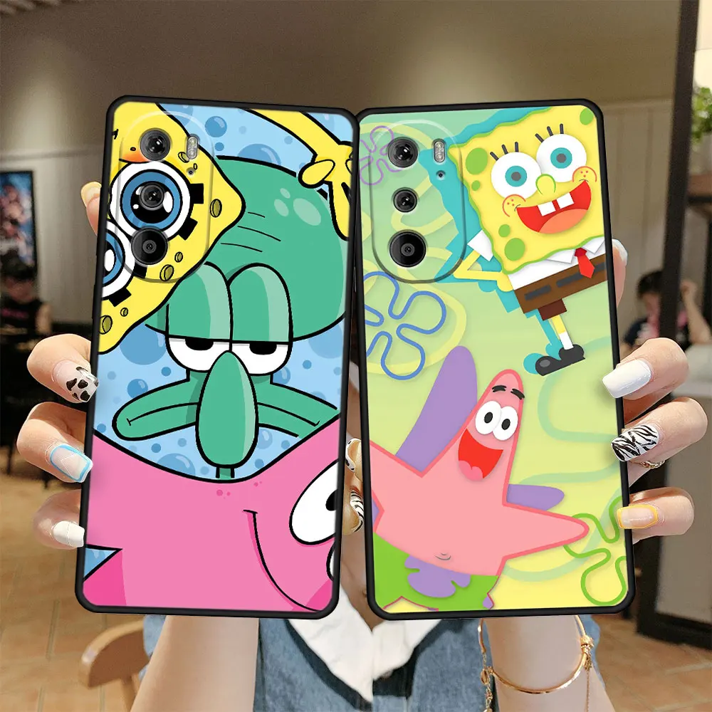

SpongeBob Patrick Star Casing Official Phone Silicone Case Cover for Moto G30 Edge 20 30 Pro G22 G71 G31 G60 G51 5G S30 G200